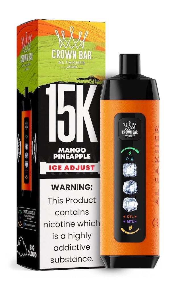 fibie 15000 - Al Fakher Crown Bar Ice Adjust 15000 -5 packs or more
