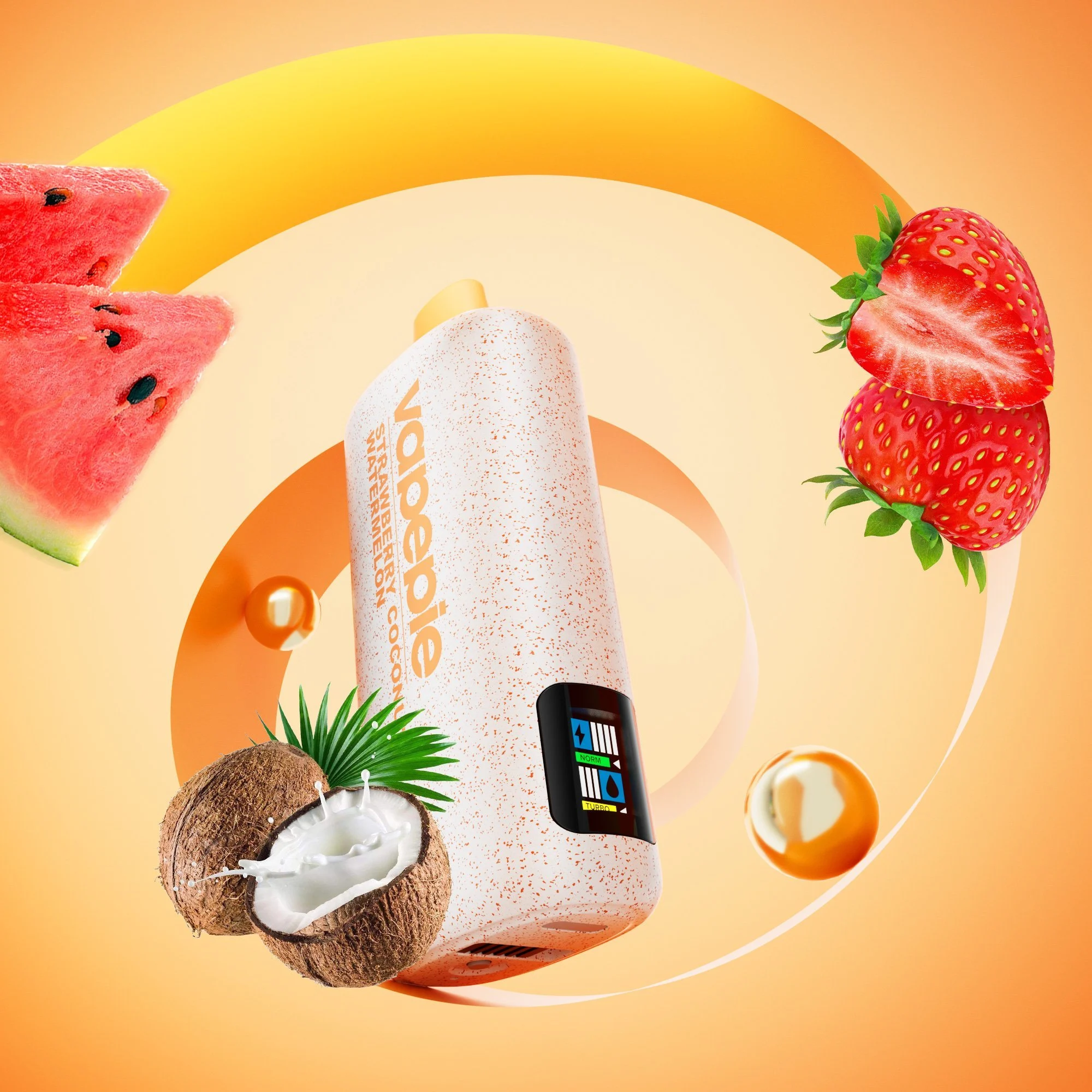 Vapepie Powergo 9800 Puffs Strawberry Coconut Watermelon al fakher crown bar how to use - Professional Guide and Review
