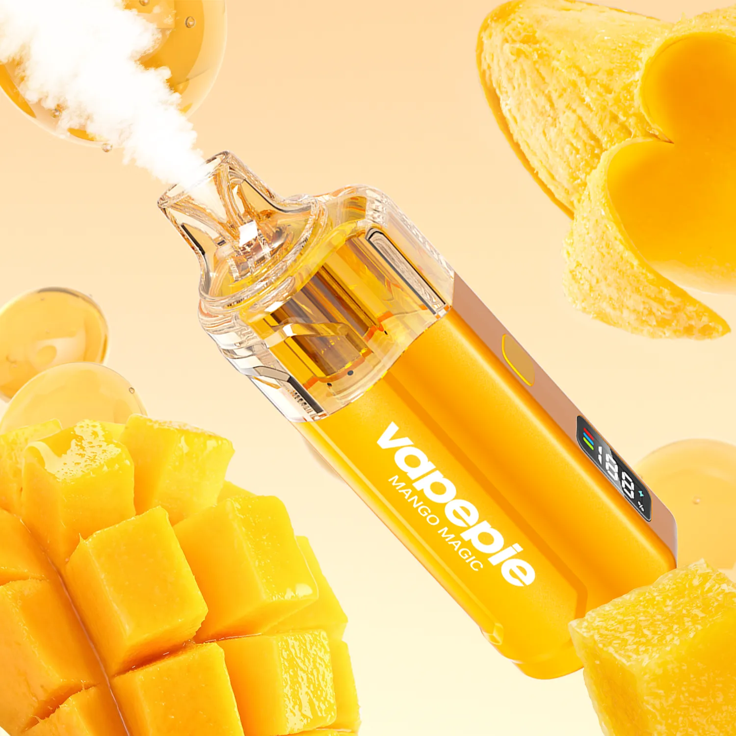 Vapepie Crystal Pop 15000 Puffs Mango Magic Vapepie Crystal Pop 15000 Puffs Mango Magic