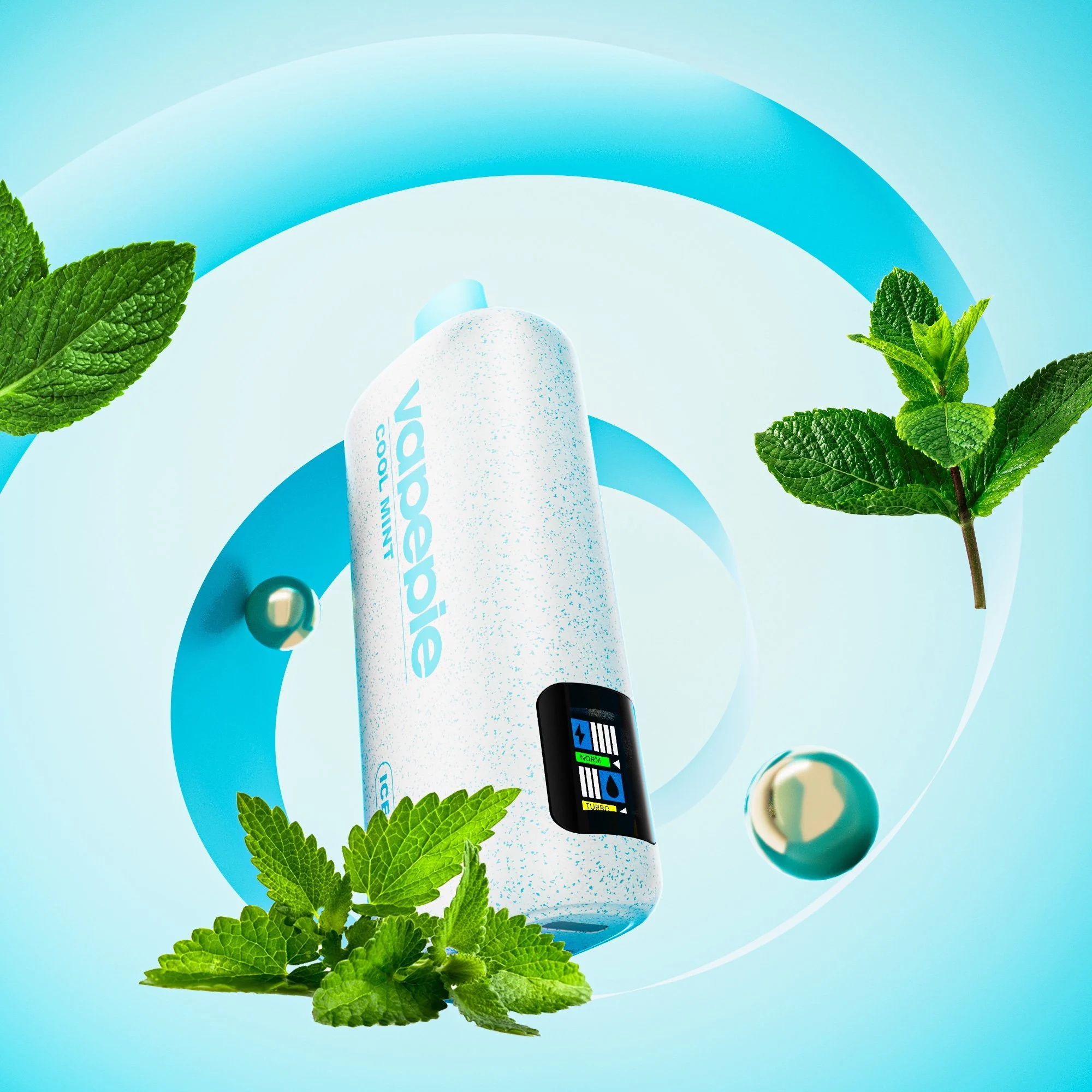 Vapepie Powergo 9800 Puffs Cool Mint Vapepie Powergo 9800 Puffs Cool Mint
