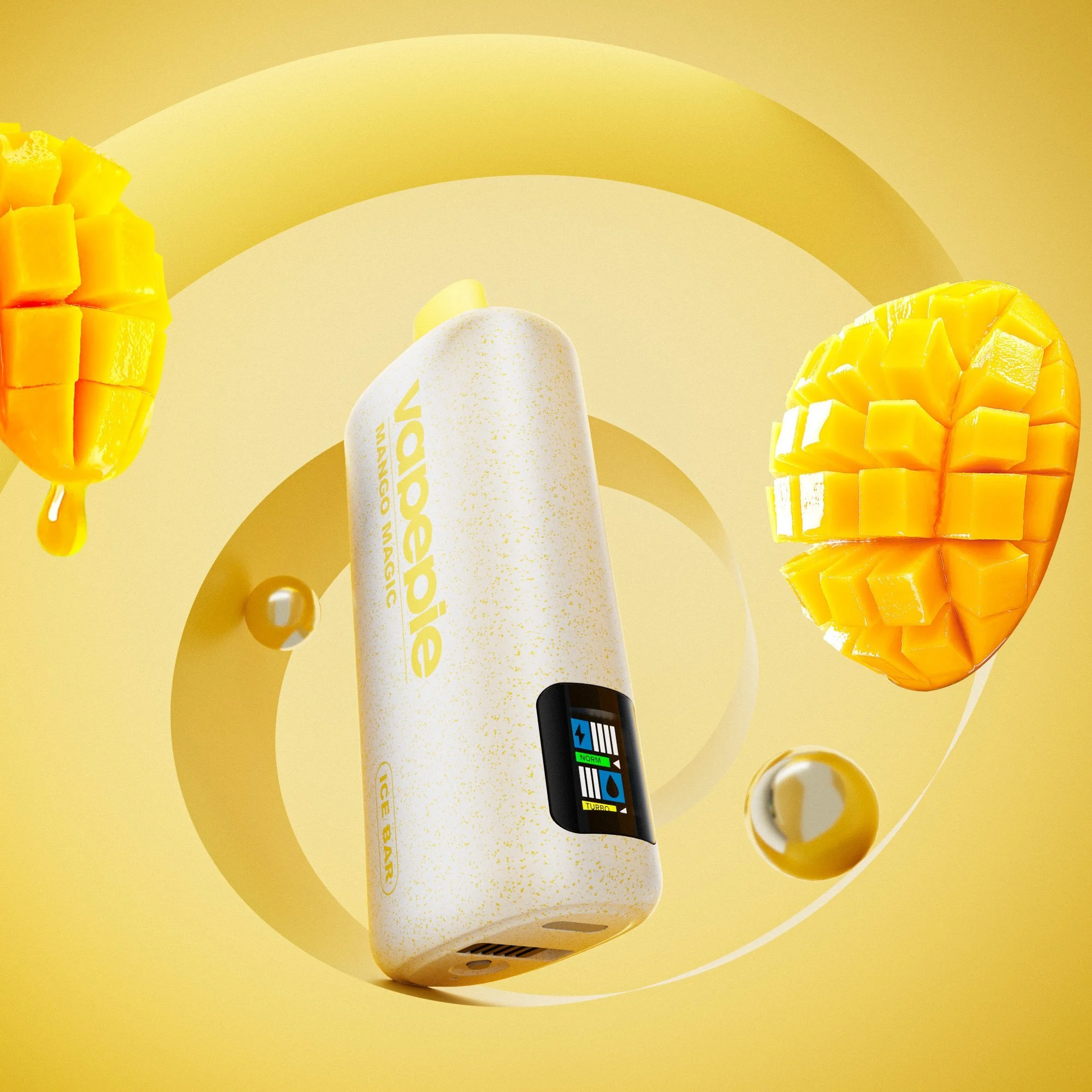 Vapepie Powergo 9800 Mango Magic vapes perth - Professional Guide and Review