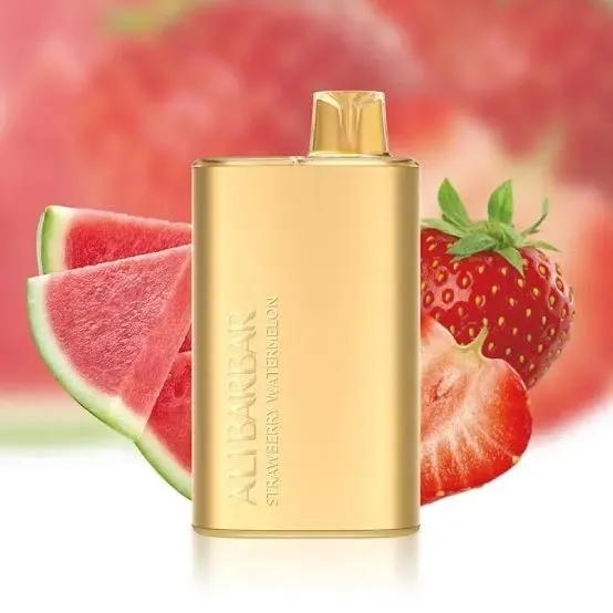 revolutionary vaping experience Alibarbar Rich 8000 strawberry watermelon device