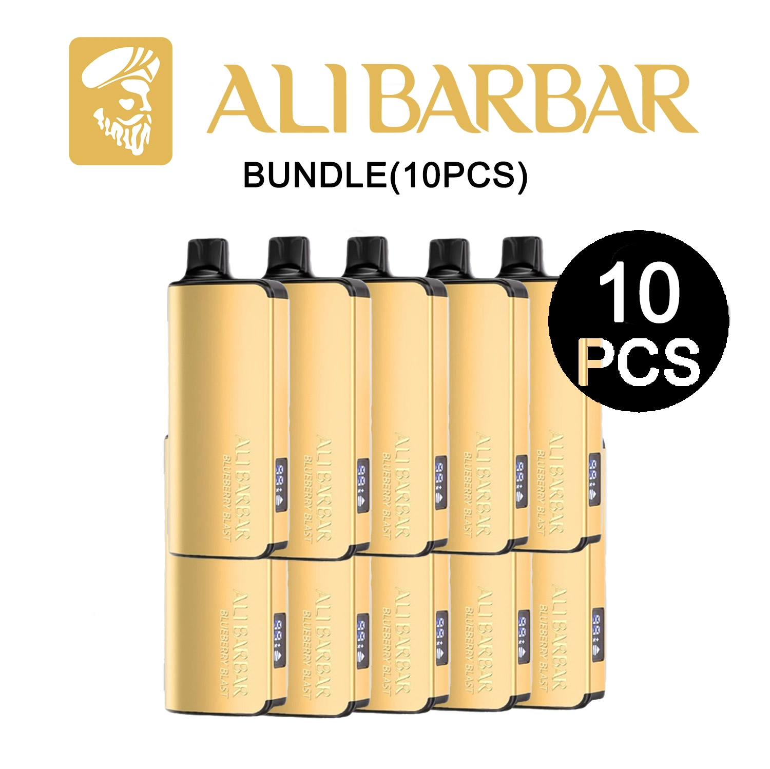 Alibarbar Vape Charge guide showing Alibarbar 9000 puffs bundle